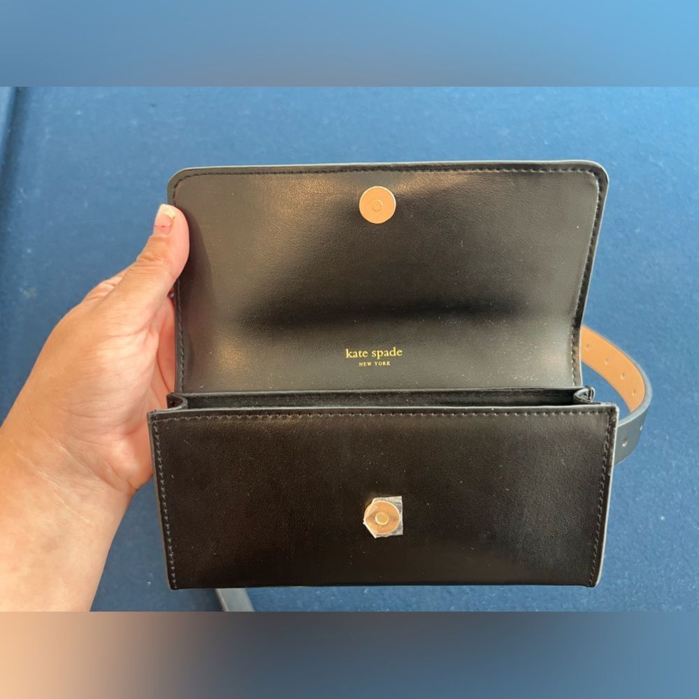 **"Kate Spade New York Leather Belt Bag – Classic Black (Size S/M)"** - Picture 9 of 9
